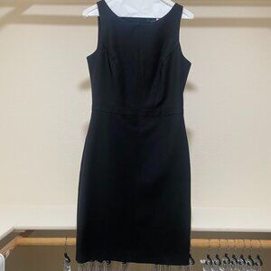 Black and White Black Sheath Dress